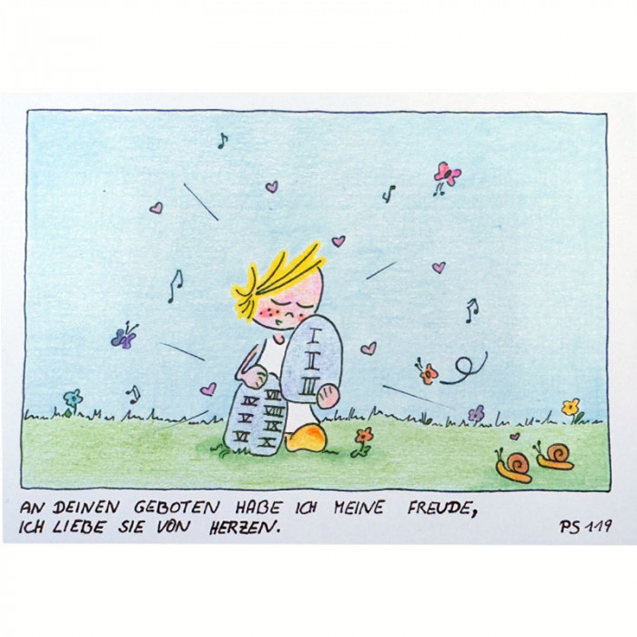 Kartenserie Psalmworte Karte Nr. 1