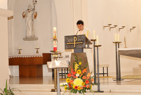 Kaplan Gabriel Steiner feiert mit uns